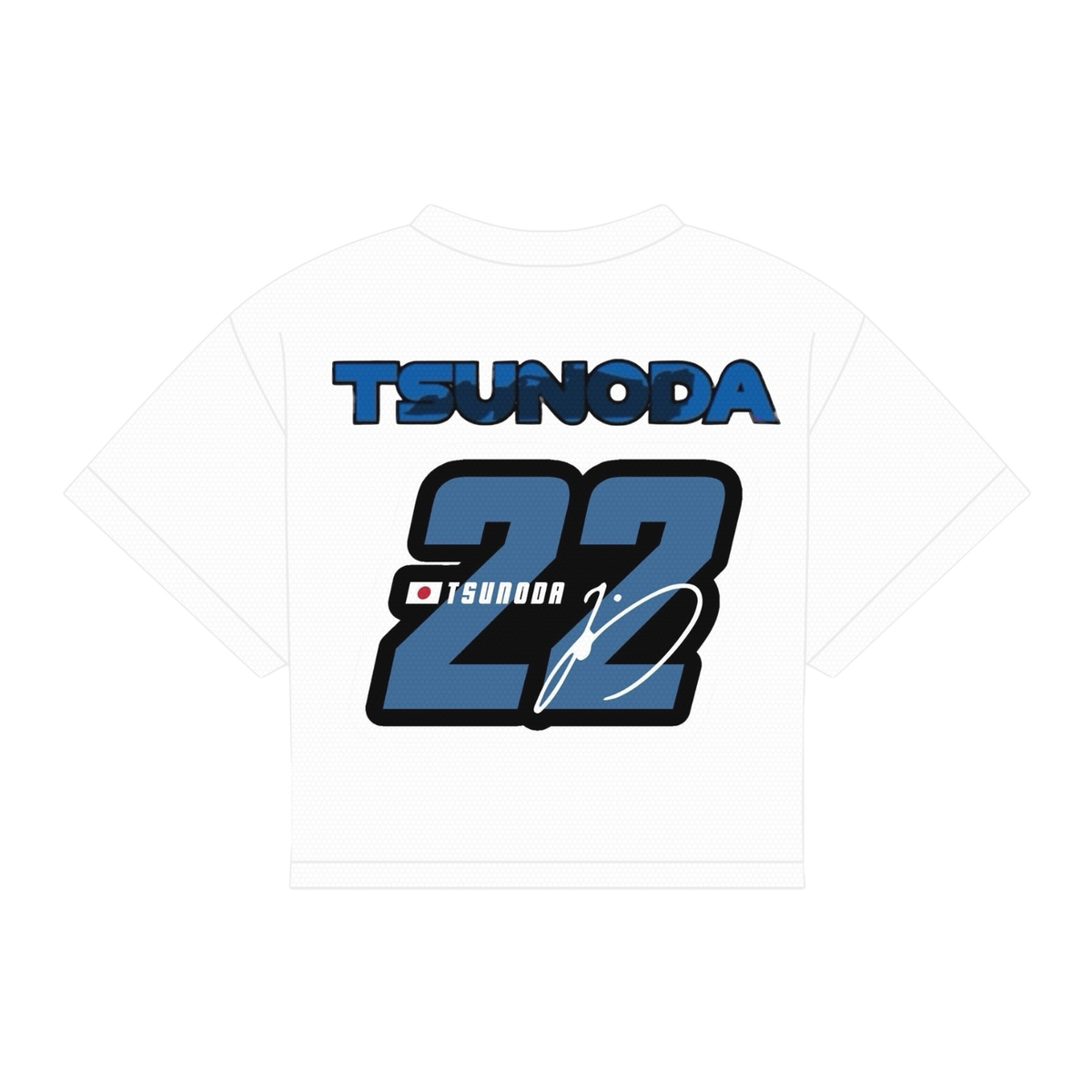 TSUNODA HELMET SHIRT | WHITE