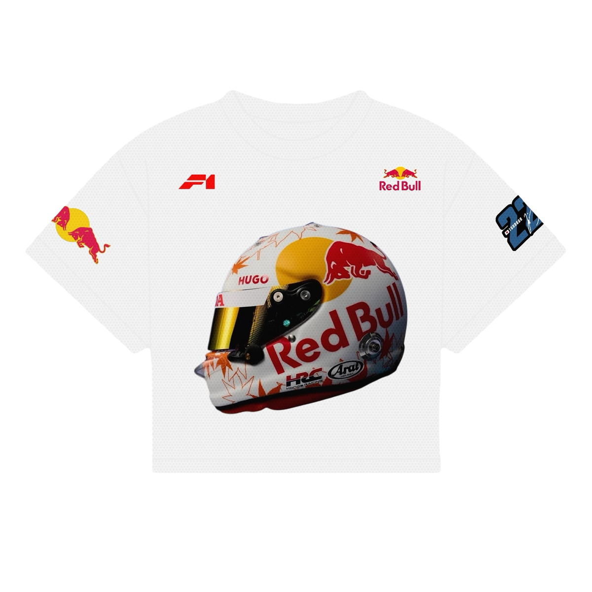 TSUNODA HELMET SHIRT | WHITE