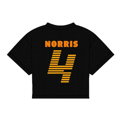 NORRIS HELMET GOLD MONSTER 2025 SHIRT | BLACK