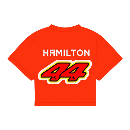 HAMILTON HELMET BRAZIL 2025 SHIRT | RED