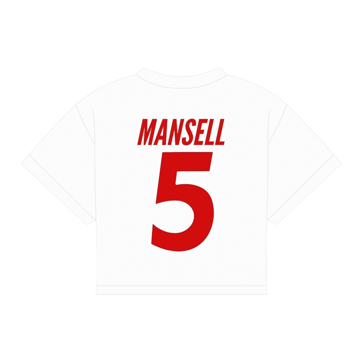 MANSELL HELMET SHIRT | WHITE