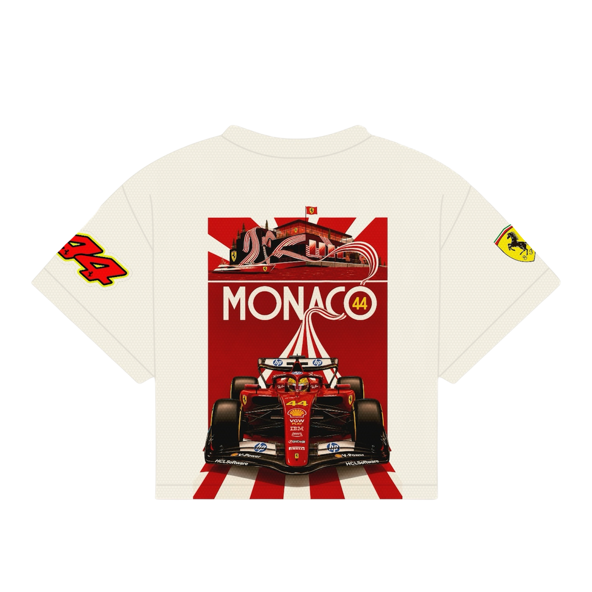HAMILTON HELMET MONACO ‘26 SHIRT | OFF-WHITE