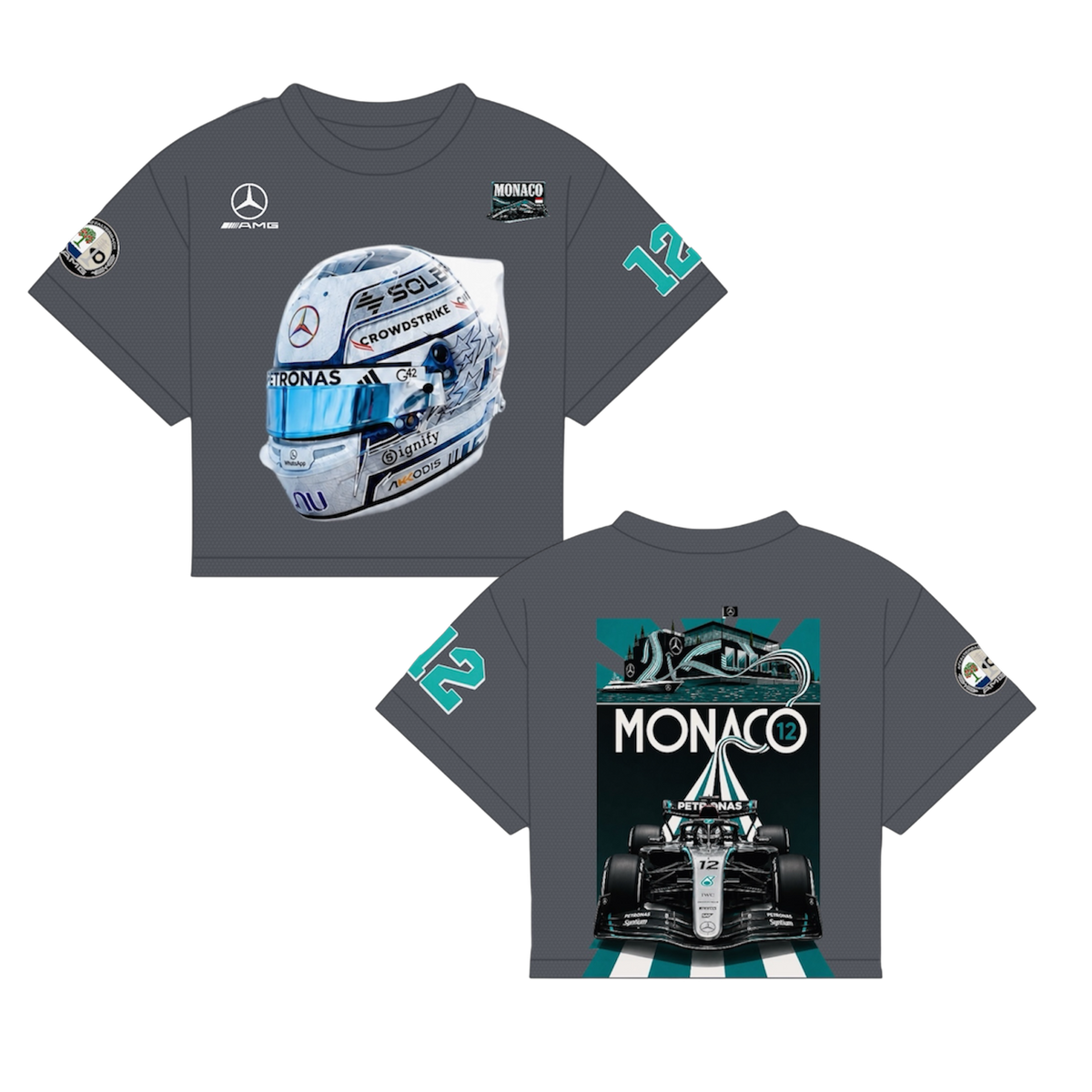 ANTONELLI HELMET MONACO ‘26 SHIRT | GRAY