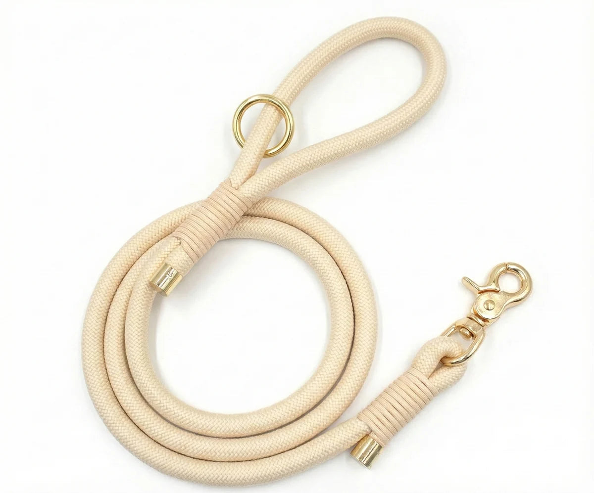 Doggo Collar & Leash Set | Cream