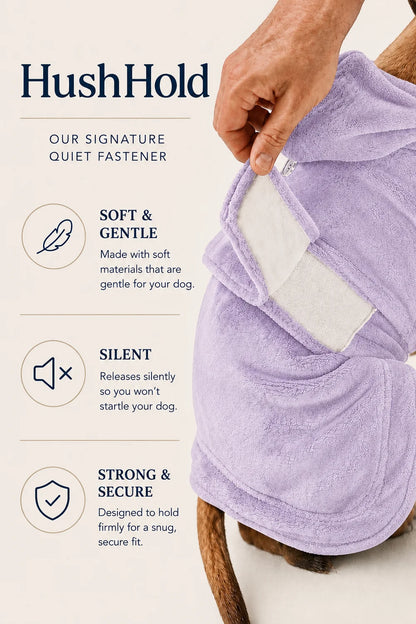 Doggo Robe Matching Set | Lavender