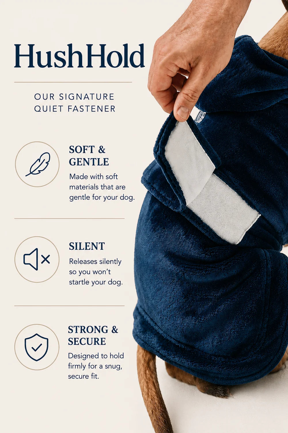 Doggo Robe Matching Set | Navy