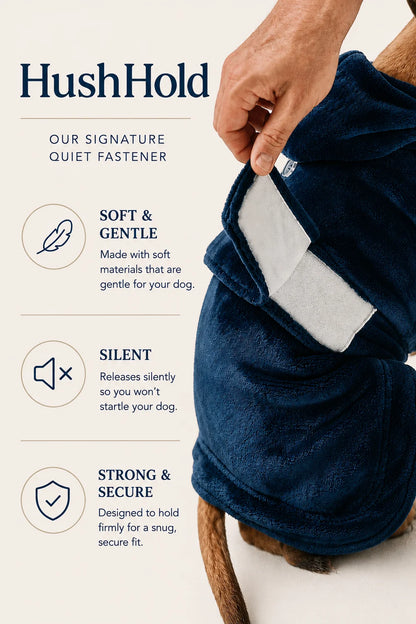 Doggo Robe Matching Set | Navy